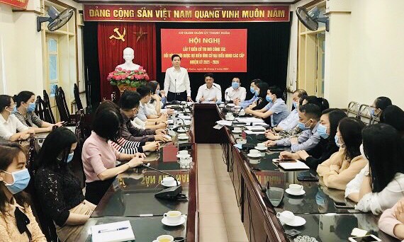 Quận ủy Thanh Xuân tổ chức hội nghị giới thiệu người ứng cử đại biểu HĐND TP Hà Nội khóa XVI và đại biểu HĐND quận Thanh Xuân khóa VI, nhiệm kỳ 2021 - 2026 